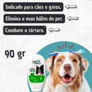 Kit Higiene Dental Pet Cachorro e Gato Gel Pasta 90g + Spray Hálito 120ml + Escova Dedeira Pet Clean