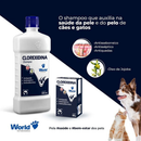 Clorexidina Dug's Shampoo World Veterinária para Cães & Gatos 500ML