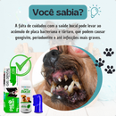 Kit Higiene Dental Pet Cachorro e Gato Gel Pasta 90g + Spray Hálito 120ml + Escova Dedeira Pet Clean