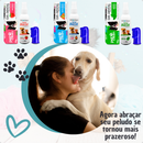 Kit Higiene Dental Pet Cachorro e Gato Gel Pasta 90g + Spray Hálito 120ml + Escova Dedeira Pet Clean