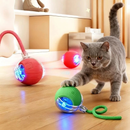 Brinquedos Inteligentes Para Gatos Bola De Rolamento Automática Cauda Falsa Recarregável Elétrico