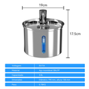 Newpet 3L De Aço Inoxidável Bebedouro Pet Inteligente Fonte de Água Para Gatos e Cães Automático Com Filtro BIVOLT